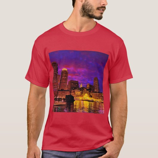 T-shirt Port de Boston (Devant)