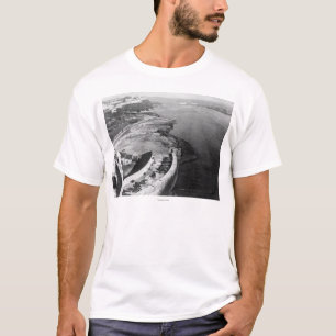 T-shirt Port de La Havane, Cuba avec une partie de châtea