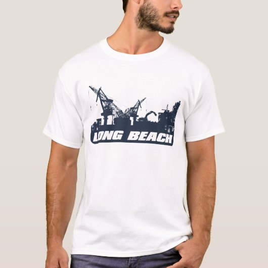 T-shirt Port de Long Beach (Devant)
