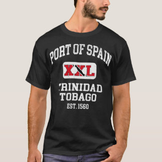 T-shirt Port d'Espagne Trinité-et-Tobago XXL Athletic des
