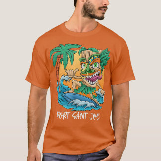 T-shirt Port Saint Joe Floride Palm Tree Plage de surf Vac