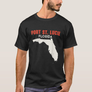 T-shirt Port St Lucie Floride États-Unis Amérique Voyage F