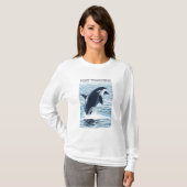 T-shirt Port Townsend, sauter de WashingtonOrca (Devant entier)