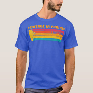 T-shirt Portage la Prairie Manitoba Canada Disques Vintage