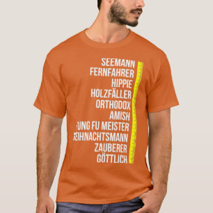 T-shirt Porte-barbe Longueur de la barbe Mesure Voiture-ba