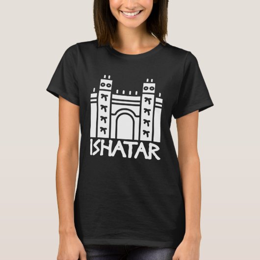 T-shirt Porte d'Ishtar Babylon Mesopotamia Akkad Archéolog (Devant)