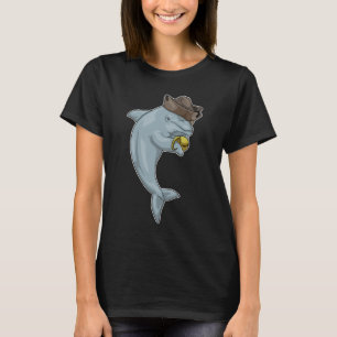 T-shirt Porte du crâne Dolphin Pirate