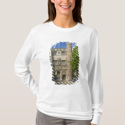 T-shirt Porte du Trinity College et rangées de vélos, (Devant)