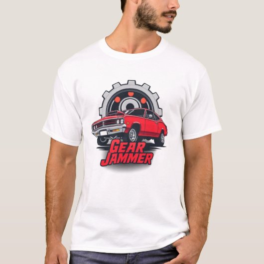 T-shirt Porte Jammer 1971 Dodge Demon 340 (Devant)