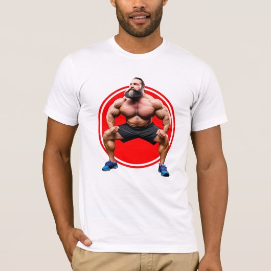 T-shirt Porté Musculaire (Devant)