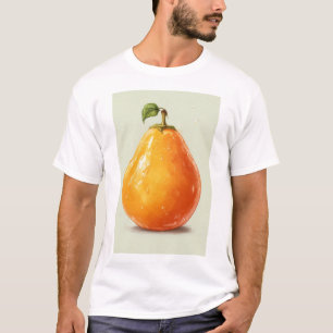 T-shirt Porte orange