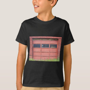 T-shirt Porte rouge de garage
