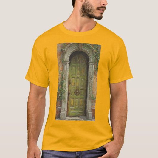 T-shirt Porte verte étrange 2 (Devant)