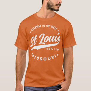 T-shirt Porte vintage St Louis Missouri vers l'Ouest des É