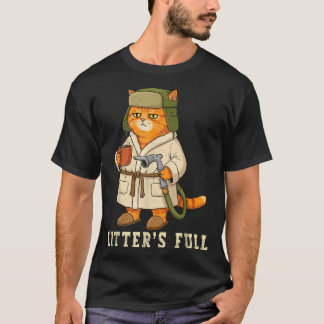 T-shirt Portées Plein De Chat Drôle De Noël Gpy Pour Chat