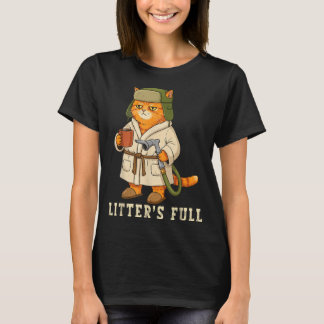 T-shirt Portées Plein Drôle Chat Noël Gpy Pour Chat
