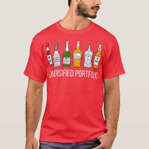 T-shirt Portefeuille diversifié de l'amoureux de boisson I