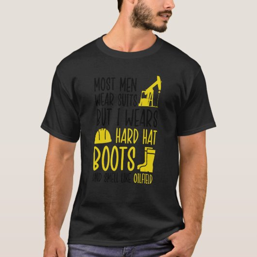 T-shirt Porter Costumes Bottes Odeurs Huile de champ Oilfi (Devant)