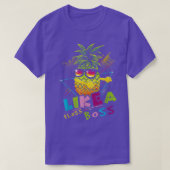 T-shirt Porter Des Lunettes De Soleil À L'Ananas Floss Com (Design devant)