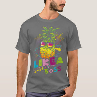 T-shirt Porter Des Lunettes De Soleil À L'Ananas Floss Com