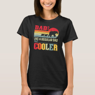T-shirt Porter Papa De 2 Enfants Comme Un Père Régulier Ma