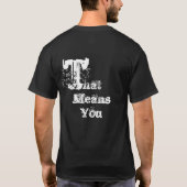 T-SHIRT PORTER UN MASQUE (Dos)