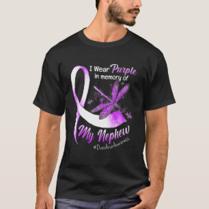 T-shirt Porter Violet En Mémoire De Mon Adjudicateur De Su