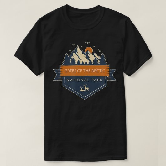 T-shirt Portes du parc national de l'Arctique (Design devant)