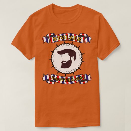 T-shirt Porteur de barbe (Design devant)