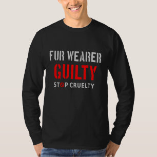 T-shirt Porteur de fourrure coupable