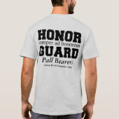 T-shirt Porteurs de cercueil de garde d'honneur II (Dos)
