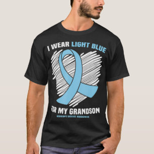 T-shirt Portez du bleu clair pour la mort de mon petit-fil