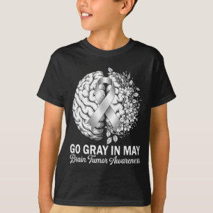 T-shirt Portez du gris en mai pour la sensibilisation aux 