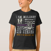 Portez du violet pour les enfants militaires Enfan