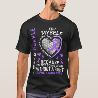 T-shirt Portez du Violet pour les Guerriers et Combattants