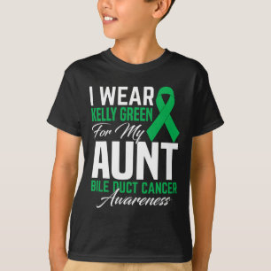 T-shirt Portez Kelly Green pour la sensibilisation au canc