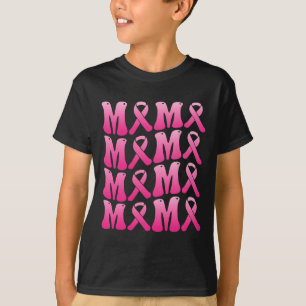 T-shirt Portez Le Rose Pour Ma Mère Équipe De Soutien Au C
