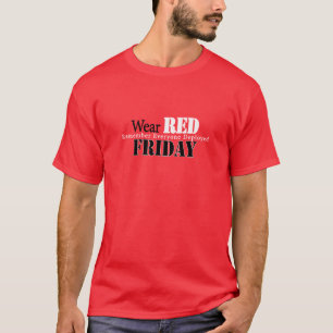 T-shirt Portez le rouge le vendredi