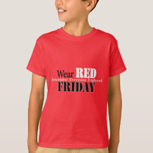 T-shirt Portez le rouge le vendredi
