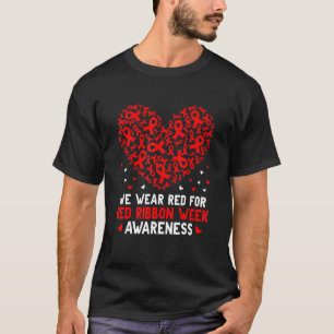 T-shirt Portez le rouge pour la Semaine du ruban rouge Sen