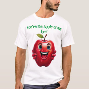 T-shirt Portez le Tee 'You're the Apple of My Eye'