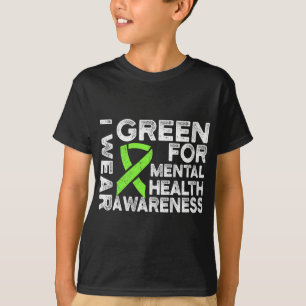 T-shirt Portez le vert pour la sensibilisation à la santé