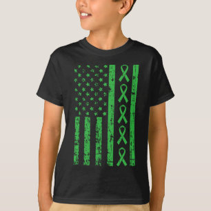 T-shirt Portez Le Vert Pour Mon Mari Sensibilisation Aux M