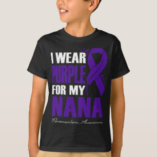 T-shirt Portez Le Violet Pour Ma Fibromyalgie Nana Fea Sen