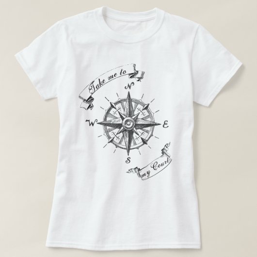 T-shirt Portez-moi à ma cour ACOTAR (Design devant)