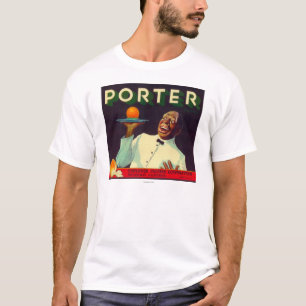 T-shirt Portier LabelPorterville orange, CA