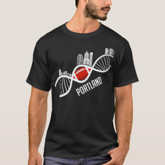 T-shirt Portland American Football Skyline Oregon USA Cade