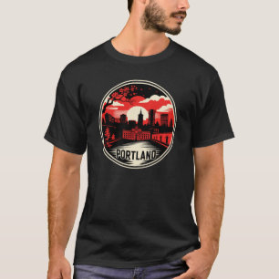 T-shirt Portland City Oregon USA