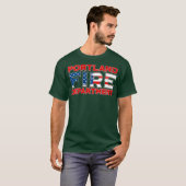 T-shirt Portland Fire Secourt Department Oregon Duty (Devant entier)