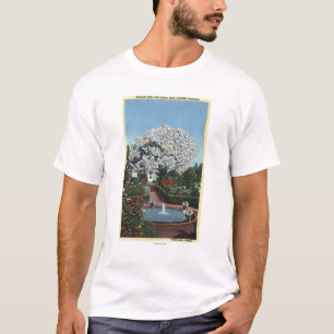 T-shirt Portland, Orégon - arbre espagnol de piscine et d